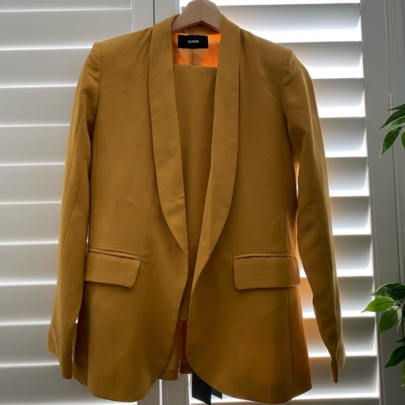 Mustard Yellow Women’s Suit Set - Picture 1 of 2